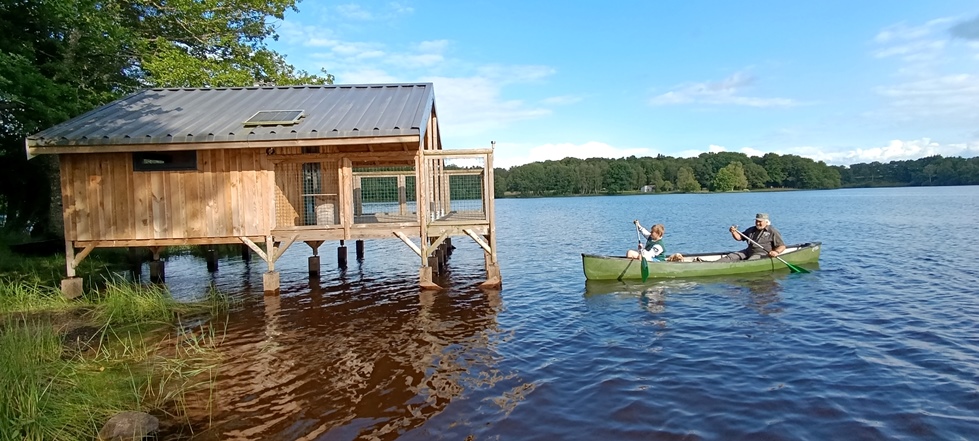 Carousel cabane sur eau Puy de dome
