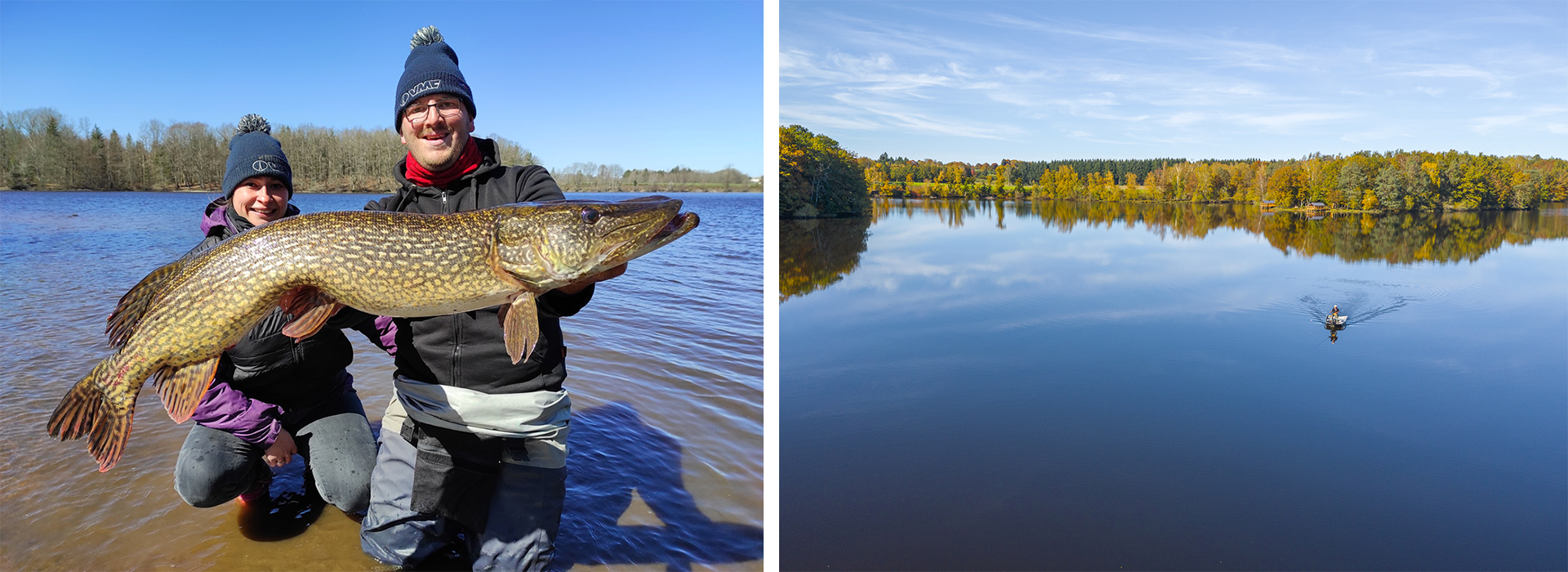 Slider Pêche brochet Auvergne